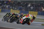 Valentino Rossi vor Andrea Dovizioso und  Cal Crutchlow 