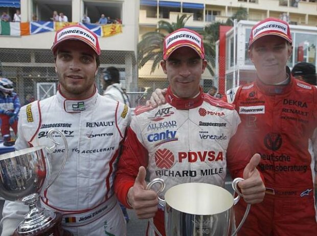Pastor Maldonado, Jerome D'Ambrosio, Nico Hülkenberg Pastor Maldonado, Jerome D'Ambrosio, Nico Hülkenberg