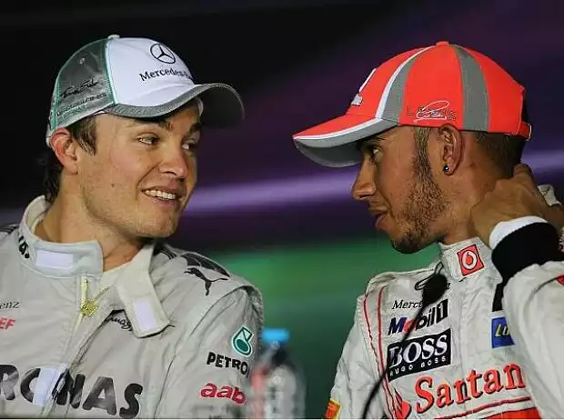 Lewis Hamilton, Nico Rosberg Titel-Bild zur News: Lewis Hamilton, Nico Rosberg