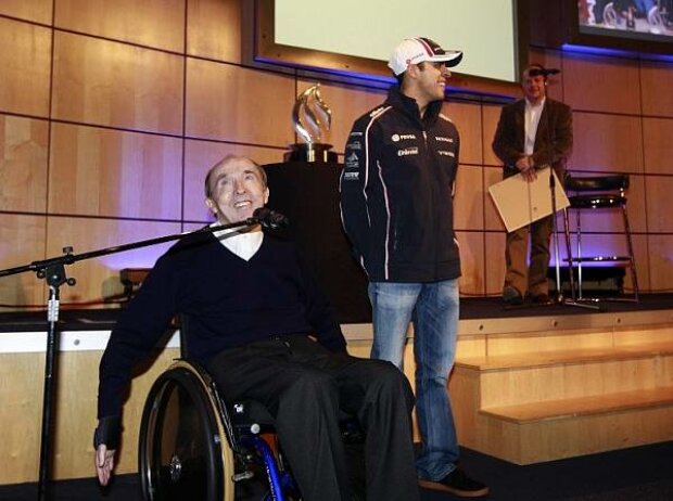 Titel-Bild zur News: Frank Williams und Pastor Maldonado