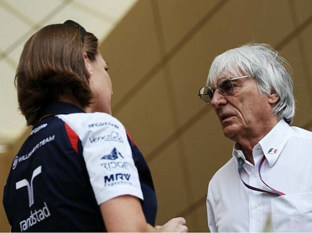 Claire Williams und Bernie Ecclestone Claire Williams und Bernie Ecclestone