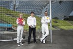 Rahel Frey (Abt-Audi), Robert Wickens (Mücke-Mercedes) und Martin Tomczyk (RMG) 