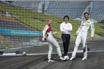 Rahel Frey (Abt-Audi), Robert Wickens (Mücke-Mercedes) und Martin Tomczyk (RMG) 
