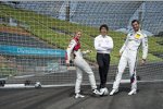 Rahel Frey (Abt-Audi), Robert Wickens (Mücke-Mercedes) und Martin Tomczyk (RMG) 