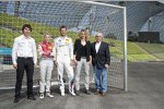 Robert Wickens (Mücke-Mercedes), Rahel Frey (Abt-Audi) und Martin Tomczyk (RMG) 