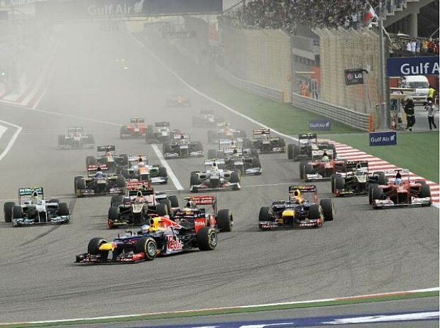 Start zum Grand Prix von Bahrain 2012 Start zum Grand Prix von Bahrain 2012