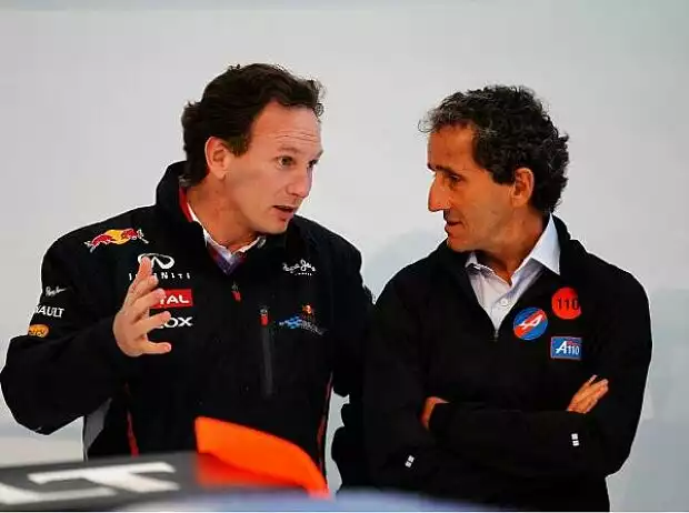 Titel-Bild zur News: Christian Horner und Alain Prost