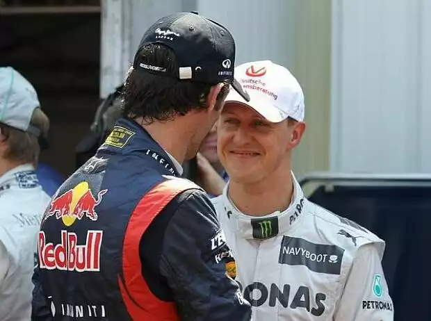 Mark Webber, Michael Schumacher Titel-Bild zur News: Mark Webber, Michael Schumacher