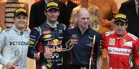 Bild zum Inhalt: Prozession in Monaco: Webber gewinnt vor Rosberg