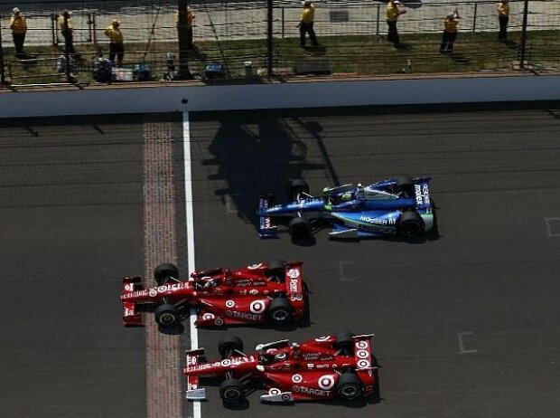 Takuma Sato, Tony Kanaan, Scott Dixon, Dario Franchitti