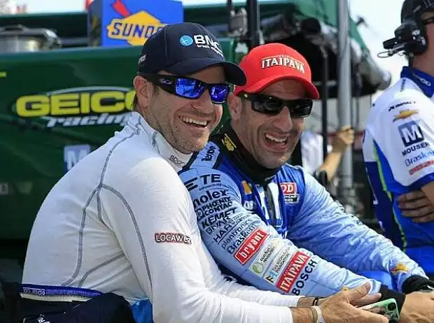 Tony Kanaan, Rubens Barrichello Titel-Bild zur News: Tony Kanaan, Rubens Barrichello