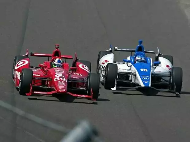 Takuma Sato, Dario Franchitti Titel-Bild zur News: Takuma Sato, Dario Franchitti