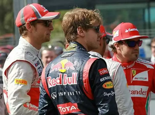 Jenson Button, Sebastian Vettel, Fernando Alonso Titel-Bild zur News: Jenson Button, Sebastian Vettel, Fernando Alonso
