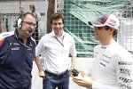 Toto Wolff und Bruno Senna (Williams) 