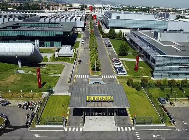 Ferrari-Fabrik in Maranello Titel-Bild zur News: Ferrari-Fabrik in Maranello