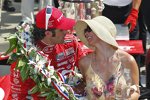 Dario Franchitti (Ganassi) und Ashley Judd