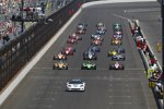 Pre-Start mit Ryan Briscoe (Penske), James Hinchcliffe (Andretti) und Ryan Hunter-Reay (Andretti) 