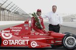 Dario Franchitti (Ganassi) und Chip Ganassi