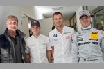 David Coulthard (Mercedes), Miguel Molina (Audi), Martin Tomczyk (BMW) und Ralf Schumacher (Mercedes) 