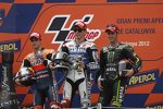 Daniel Pedrosa, Jorge Lorenzo und Andrea Dovizioso 