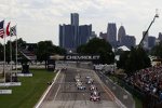 Start zum Chevrolet Detroit Belle Isle Grand Prix mit Scott Dixon (Ganassi) an der Spitze