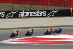 Alex Rins vor Miguel Oliveira und Alex Marquez 