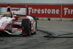 Justin Wilson (Dale Coyne) und der defekte Belag