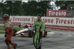 James Hinchcliffe (Andretti) nach seinem Abflug