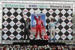 Scott Dixon (Ganassi), Dario Franchitti (Ganassi) und Simon Pagenaud (Sam Schmidt) 