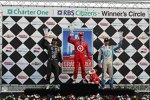 Scott Dixon (Ganassi), Dario Franchitti (Ganassi) und Simon Pagenaud (Sam Schmidt) 