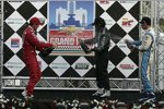 Scott Dixon (Ganassi), Dario Franchitti (Ganassi) und Simon Pagenaud (Sam Schmidt) 