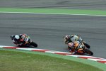 Marc Marquez vor Thomas Lüthi und Pol Espargaro 