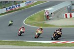 Alvaro Bautista vor Valentino Rossi und Nicky Hayden 