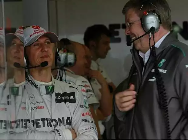 Michael Schumacher und Ross Brawn Titel-Bild zur News: Michael Schumacher und Ross Brawn