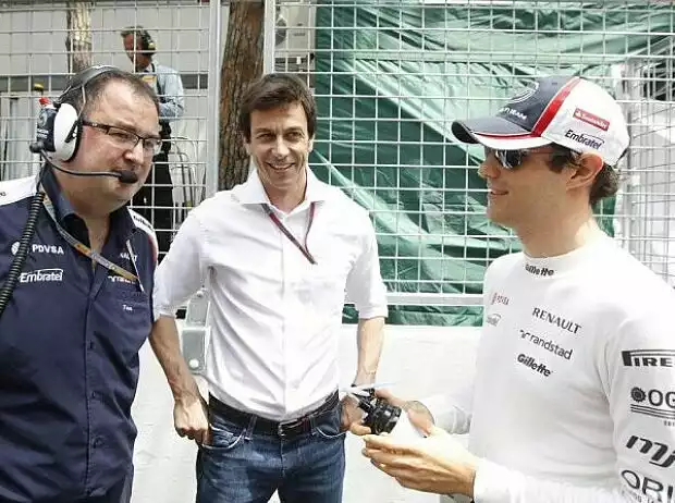 Titel-Bild zur News: Tom McCullogh, Toto Wolff und Bruno Senna