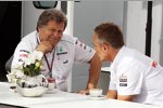 Norbert Haug (Mercedes-Motorsportchef) und Martin Whitmarsh (Teamchef, McLaren) 