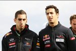 Sebastien Buemi und Daniel Ricciardo (Toro Rosso) 