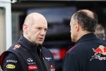 Adrian Newey (Technischer Direktor, Red Bull) und Franz Tost (Teamchef, Toro Rosso) 