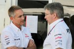 Martin Whitmarsh (Teamchef, McLaren) und Ross Brawn (Mercedes-Teamchef) 