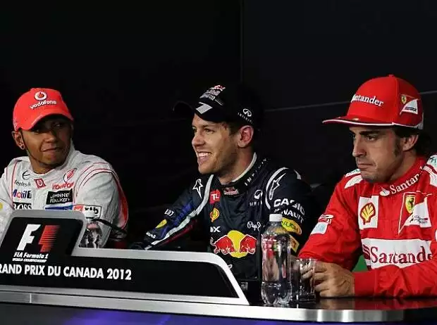 Lewis Hamilton, Sebastian Vettel, Fernando Alonso Titel-Bild zur News: Lewis Hamilton, Sebastian Vettel, Fernando Alonso