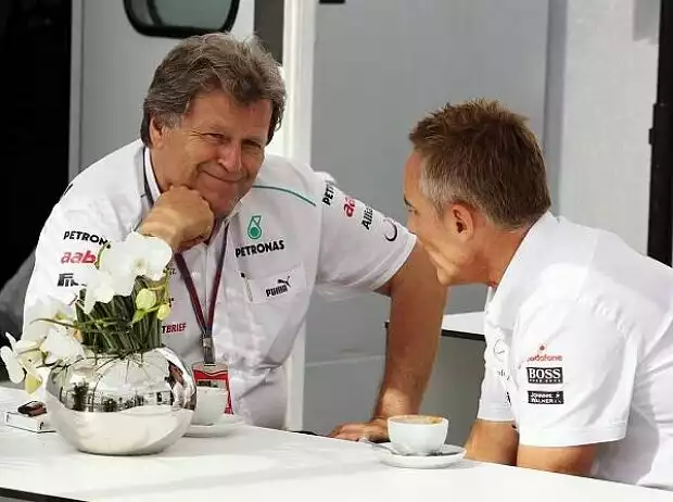 Norbert Haug und Martin Whitmarsh Titel-Bild zur News: Norbert Haug und Martin Whitmarsh