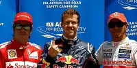Sebastian Vettel, Lewis Hamilton, Fernando Alonso