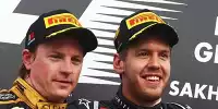 Kimi Räikkönen, Sebastian Vettel