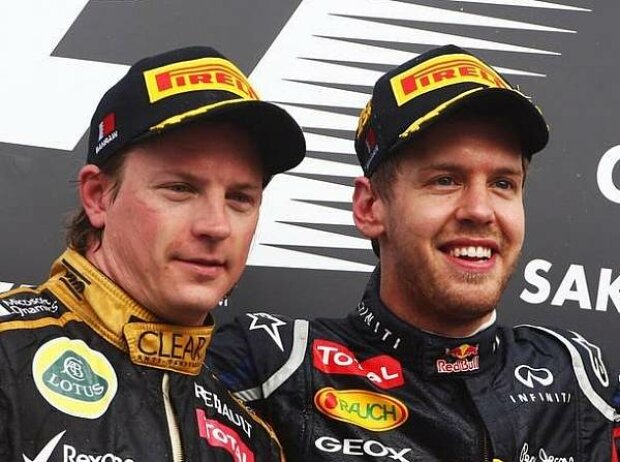 Kimi Räikkönen, Sebastian Vettel Kimi Räikkönen, Sebastian Vettel