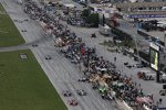 Action in der Pitlane des Texas Motor Speedway