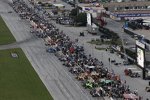 Action in der Pitlane des Texas Motor Speedway