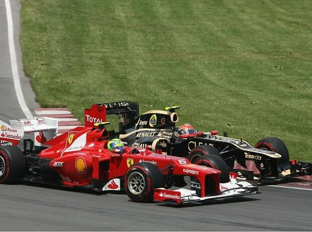Felipe Massa, Romain Grosjean Felipe Massa, Romain Grosjean