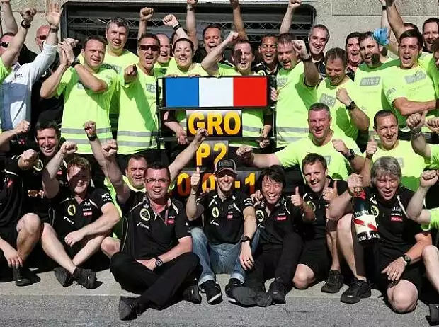 Eric Boullier (Lotus-Teamchef), Romain Grosjean Titel-Bild zur News: Eric Boullier (Lotus-Teamchef), Romain Grosjean