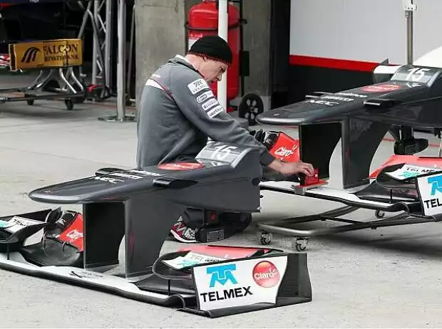 Sauber-Flügel Titel-Bild zur News: Sauber-Flügel