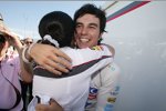 Sergio Perez und Teamchefin Monisha Kaltenborn (Sauber)